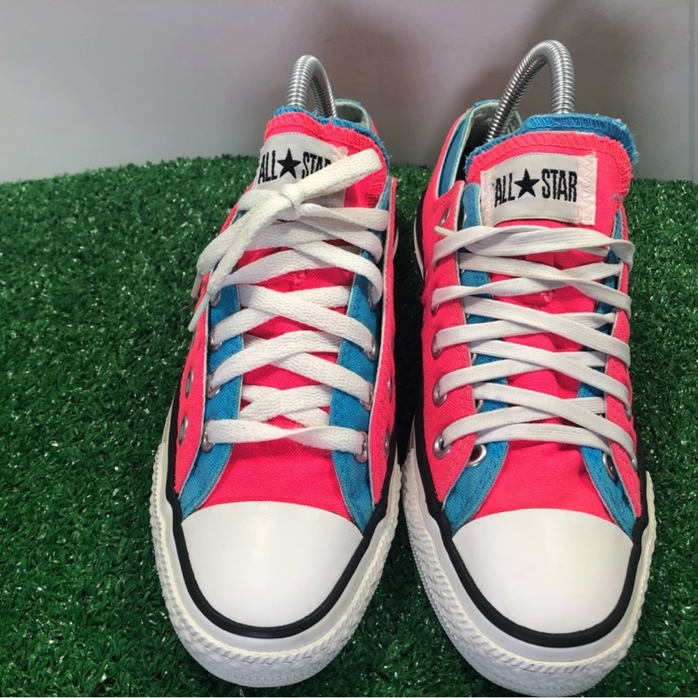 Women’s Converse All Star Pink and Blue Sneakers size 8
